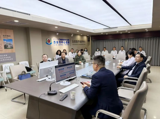 西安市卫生健康委员会领导莅临西安市中心医院调研科研工作-丝路中国-中国网
